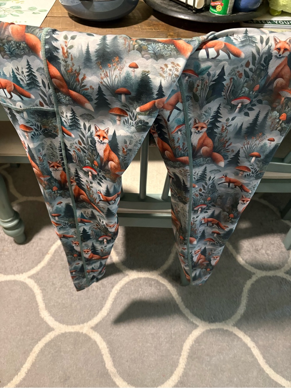 XL Full Length NBW Constantly Varied Gear Fox ๐ฆ & Mushroom ๐ Nature Print - Picture 4 of 5